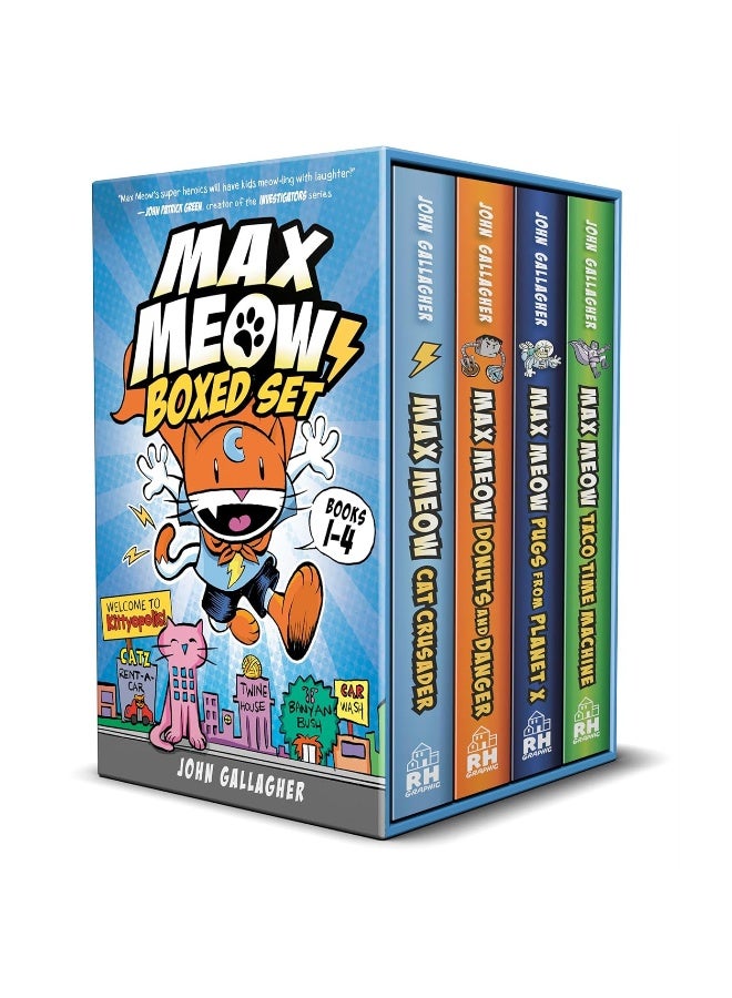 Max Meow Boxed Set: Welcome to Kittyopolis (Books: (A Graphic Novel Boxed Set) - Image 1