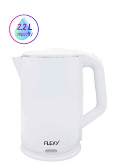 2.2 Liter 1500W Electric Kettle Stainless Steel Water Boiler | Portable Pot Instant Water Heater Tea Maker | Auto Shut-Off Boil-Dry Protection 360° Swivel Base | Cool Handle