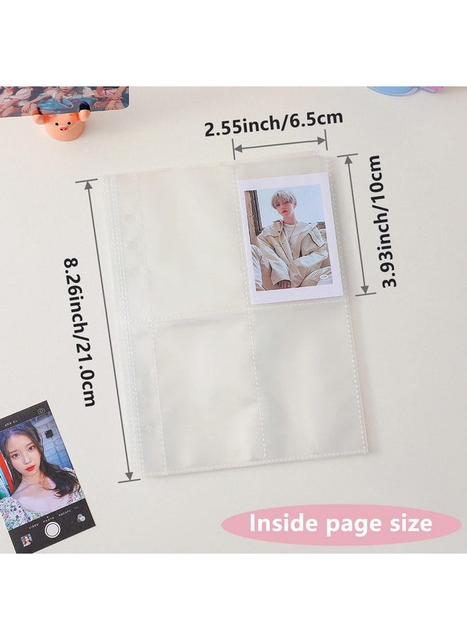 Veicevol 288 Pockets Photo Album For Fujifilm Instax Mini Liplay 11 90 70 50S 26 25 9 8+ 8 7S Instant Camera Front Window For Instax Photo Album For Polaroid Snap Pic300 Z2300 Mint Zip Instant Camera (Black)  - Image 5
