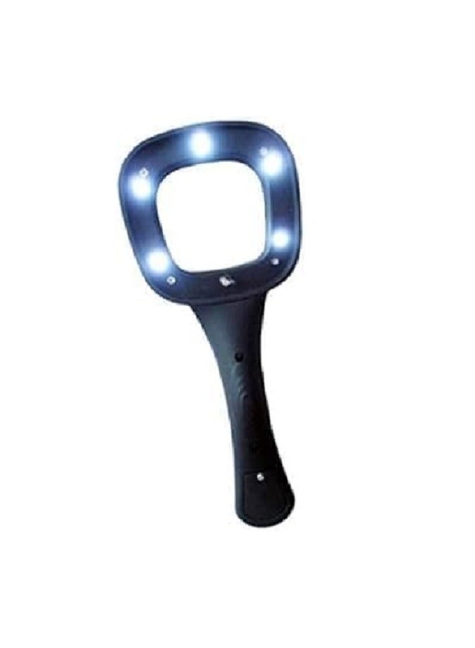 Portable magnifying glass with 6 LED lights - Image 1