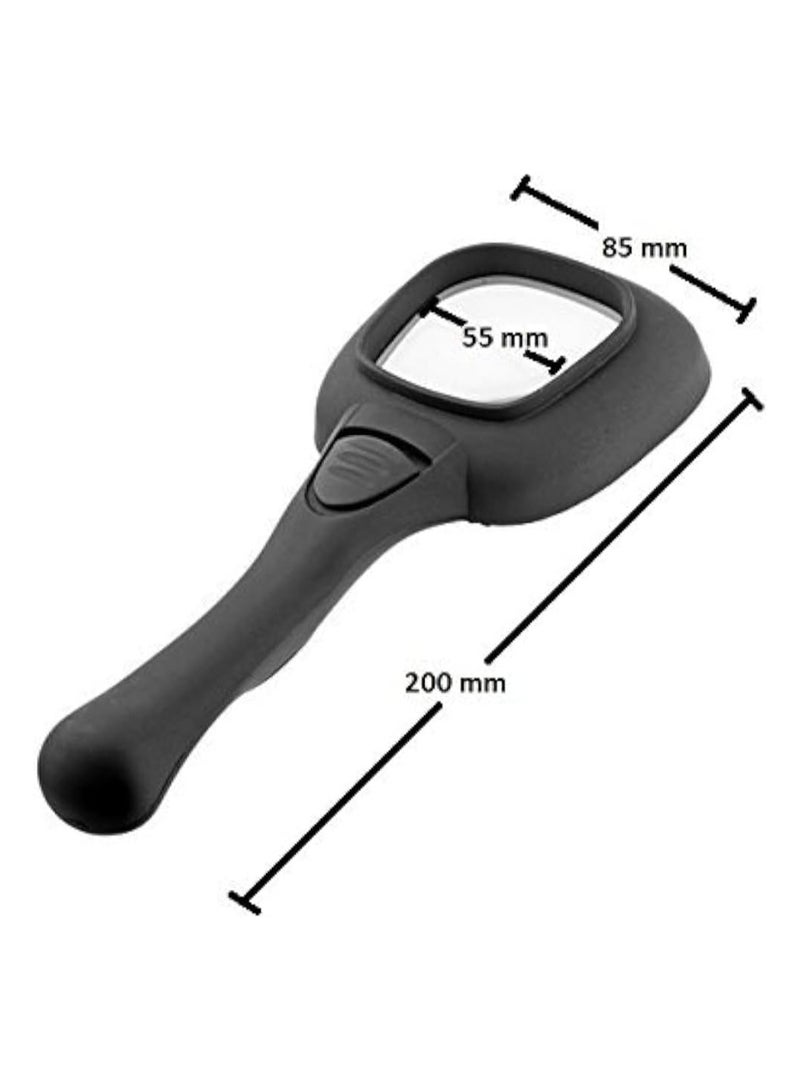 Portable magnifying glass with 6 LED lights - Image 2