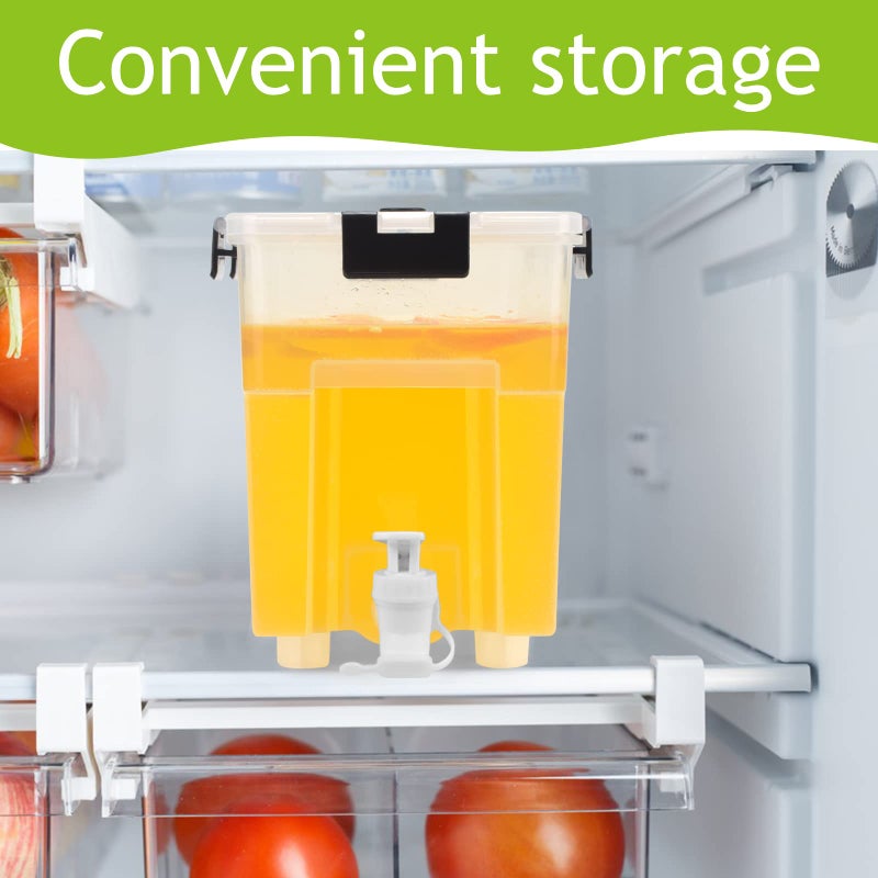 COHOMA 1.5 Gallon Drink Dispenser For Fridge,Beverage Dispenser With Spigot. Milk,Lemonade Dispenser,Juice Containers With Lids For Fridge, Parties And Dairly Useï¼Œ100% Sealed And Filter screen - Image 4