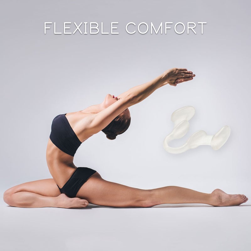 airmax ديلتور الأنف AIRMAX لتحسين النوم - جهاز طبيعي ومريح مضاد للشخير، حل للشخير لزيادة تدفق الهواء وسهولة التنفس (متوسط - شفاف) - Image 5