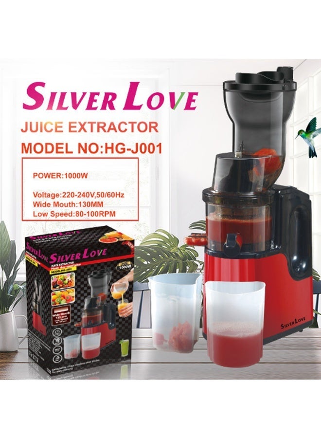 Silver Love Multifunction Juice Extractor with Slow RPM Technology Preserving Natural Vitamins Minerals and Fresh Taste in Every Glass - Image 2