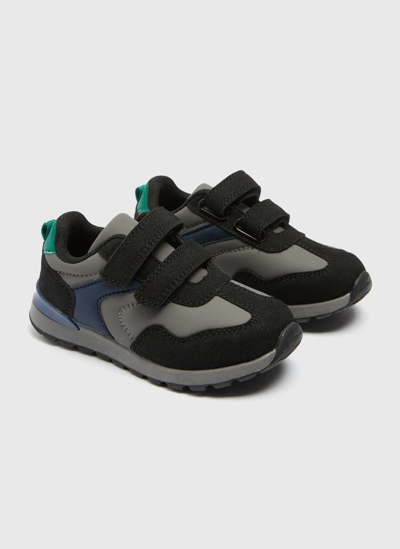 Matalan Boys Grey Retro Trainers