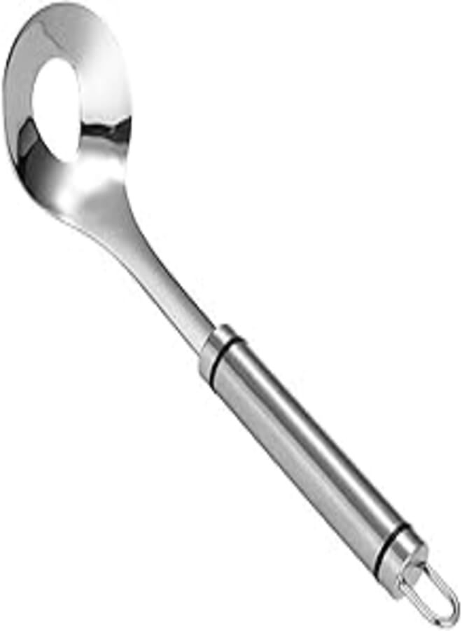 Galapara Galapara Meatball Spoon,Meatball Spoon Stainless Steel Meatball Maker Non-Stick Meat Baller Scoop with Long Handle DIY Meat Ball Tool for Dining Bar Kitchen Silver