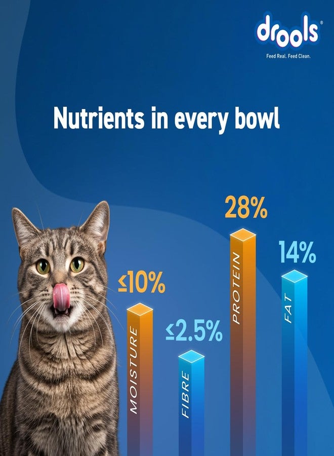 Drools Adult Dry Cat Food 3kg | Real Chicken | Skin Health | Hairball Protection | Vision Support | Complete Nutrition - Image 4