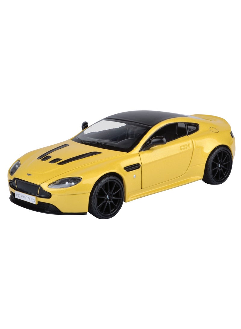 موديل دايكاست موتور ماكس 1:24 أستون مارتن V12 فانتيج إس – إصدار اللون الأصفر