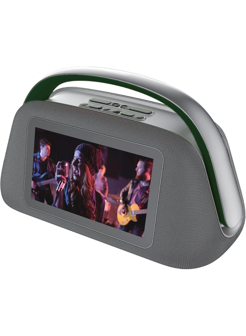 10.1" Display Speaker, 80W Power, WiFi 5G/2.4G, Audio 2.1,8H Play Time, HD Touchscreen, 1.5GB/8GB Storage, OS Android, Mic Jack, Party Portable Speaker Supporting Guitar - Image 1
