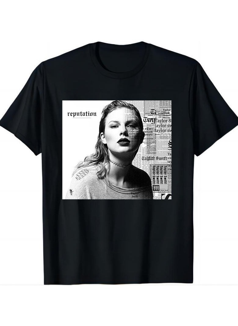 Taylor Swift Taylor Swift The Eras Tour Official Merchandise Black Tee 