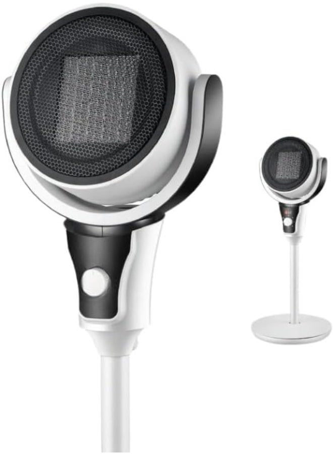 LC Vertical Electric Fan Heater 2000W – White, Pedestal, Indoor DLC-36349 - Image 1