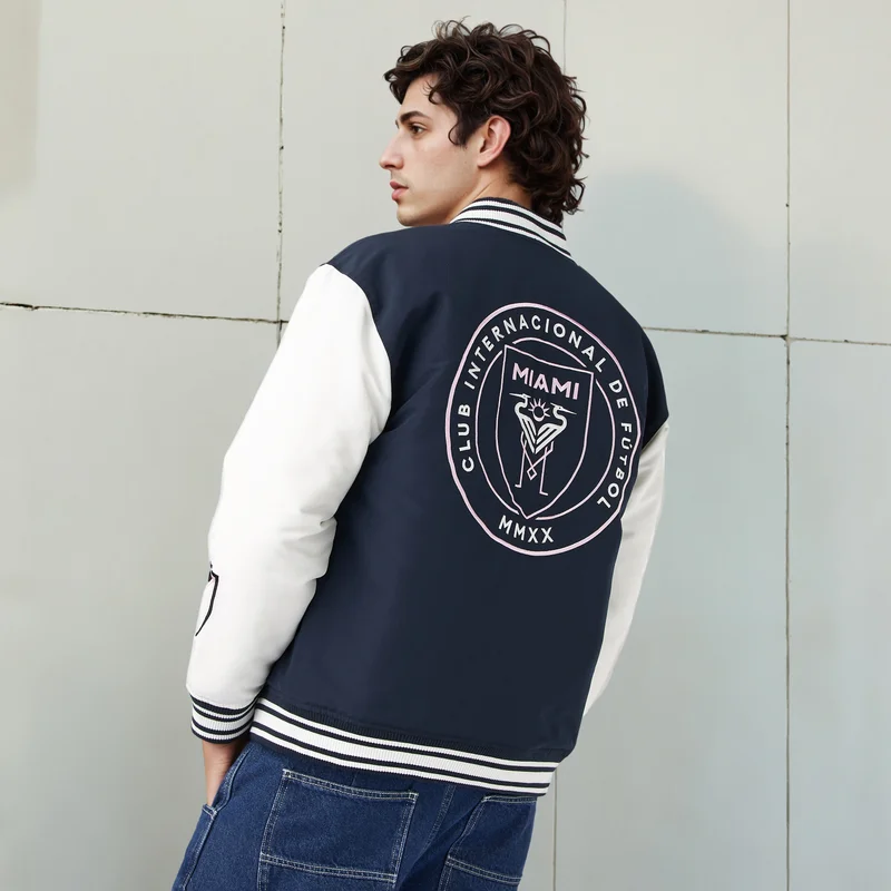 اس بي كاركترز جاكيت مطبوع لنادي إنتر ميامي لكرة القدم
