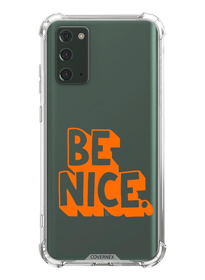 Covernex Shockproof Protective Case Cover For Samsung Galaxy Note20 5G Be Nice - Image 1