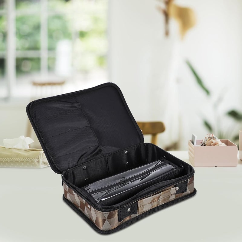 NOLITOY Barber Bag and Scissor Storage Organizer, Multifunctional Hairdressing Tool Handbag with Compartments, Portable Salon Storage Case for Professional Stylists and Hairdressers - Image 4