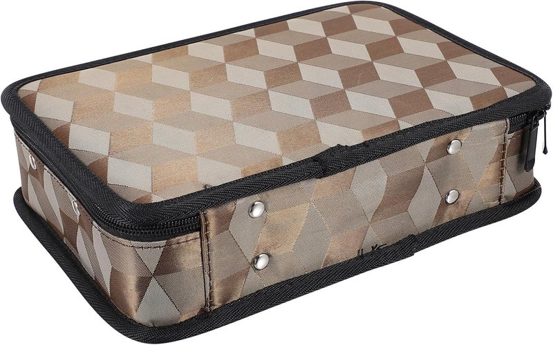 NOLITOY Barber Bag and Scissor Storage Organizer, Multifunctional Hairdressing Tool Handbag with Compartments, Portable Salon Storage Case for Professional Stylists and Hairdressers - Image 1