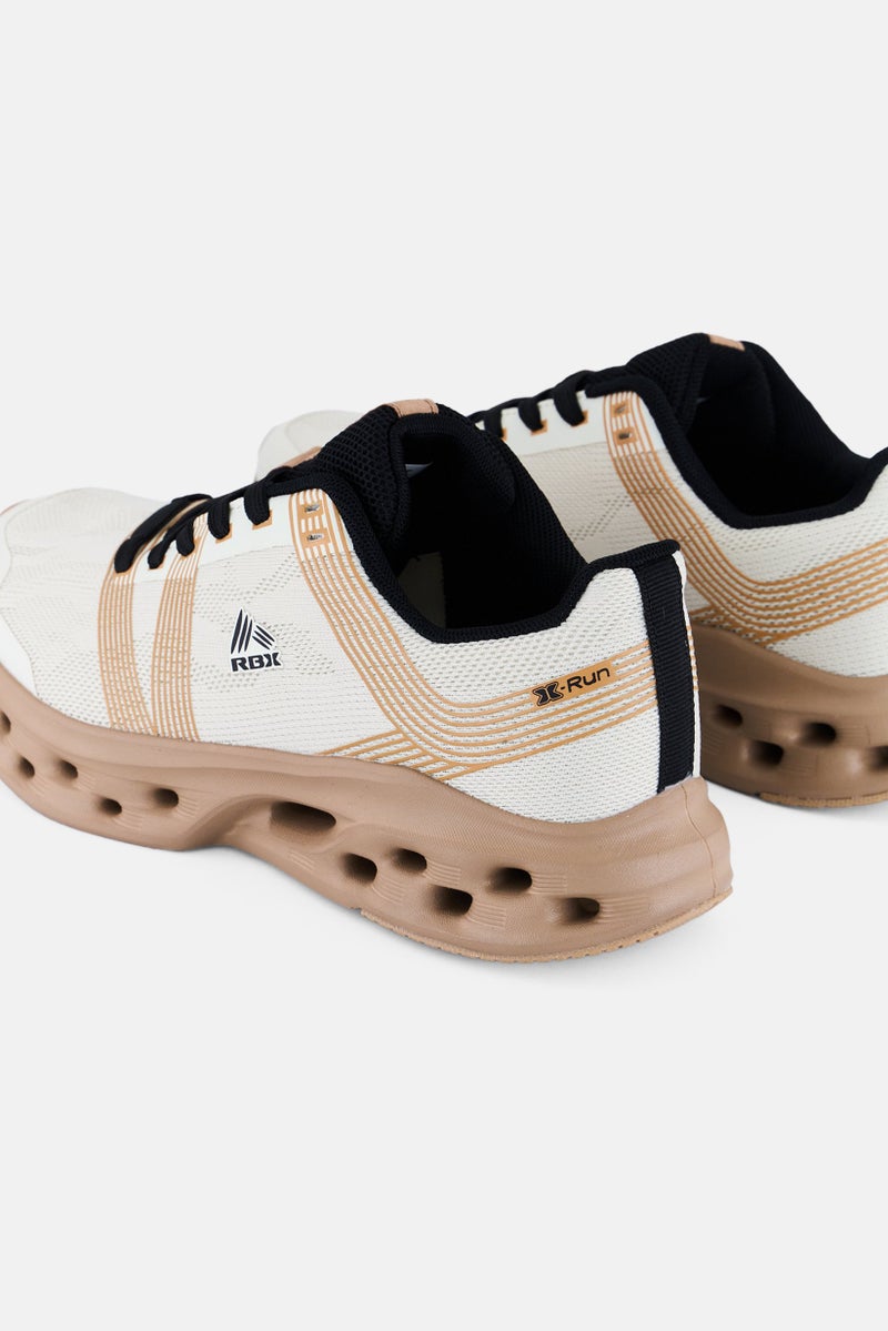 RBX Women Lace Up Outdoor Shoes, Beige - Image 2