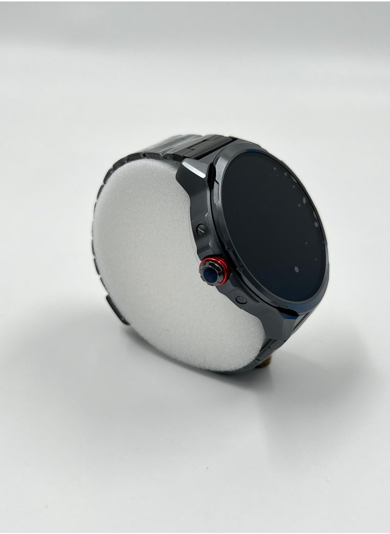 Oteeto Watch 6 1.93 Inch AMOLED Display Smart watch With 2 Pair Strap and Wireless Charger For Men's