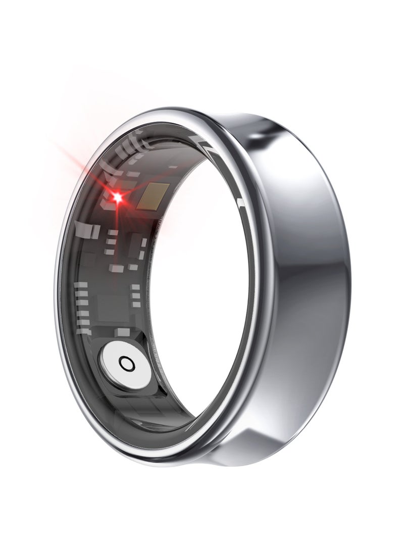 general Smart Ring SR05 for Heart Rate BlodOxygen Sleep Monitoring all Weather Motion Calculation 24-hour Health Monitoring Protect Your Health Grey No.19 - Image 3