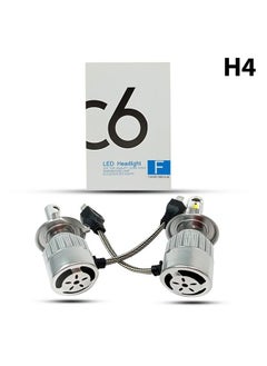 سي6 طقم لمبات LED للسيارة من قطعتين C6 H4  - Image 1
