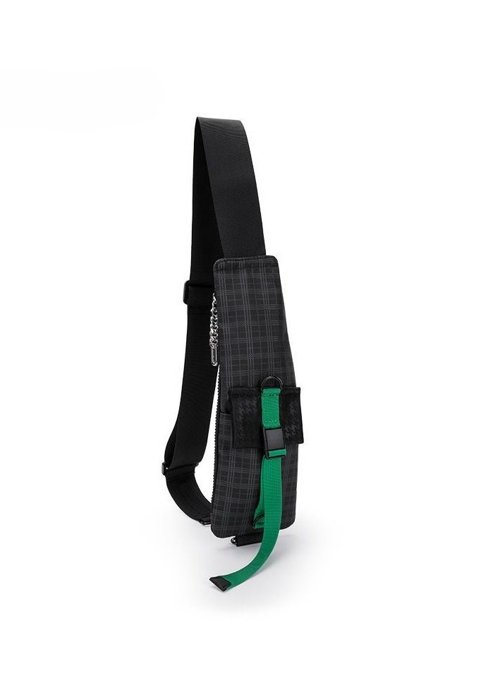KINGSONS European and American plaid street trend bag strap  - Image 1