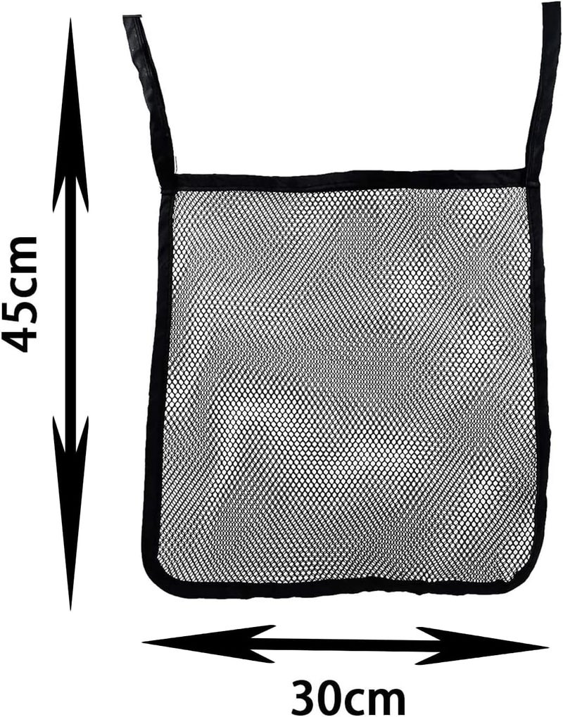 Dogxiong 2 Pack Portable Stroller Hanging Bag Baby Stroller Organizer Multifunctional Large Capacity Storage Container Bag for Diaper Bottle Toy Stroller Hanging Storage Net Bag - Image 2