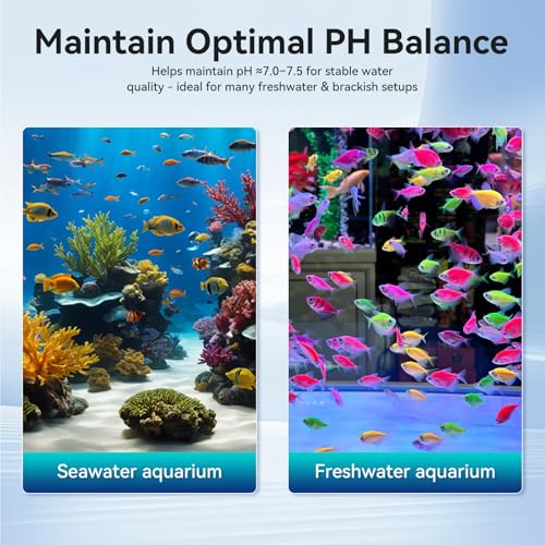 FKSC 12-in-1 Aquarium Filter Media for Freshwater & Marine Tanks, Bio Filter Mix with Ceramic Rings & Bio Balls, Helps Maintain Clear Water for Sump, Pond & Koi Fish Tanks - Image 5