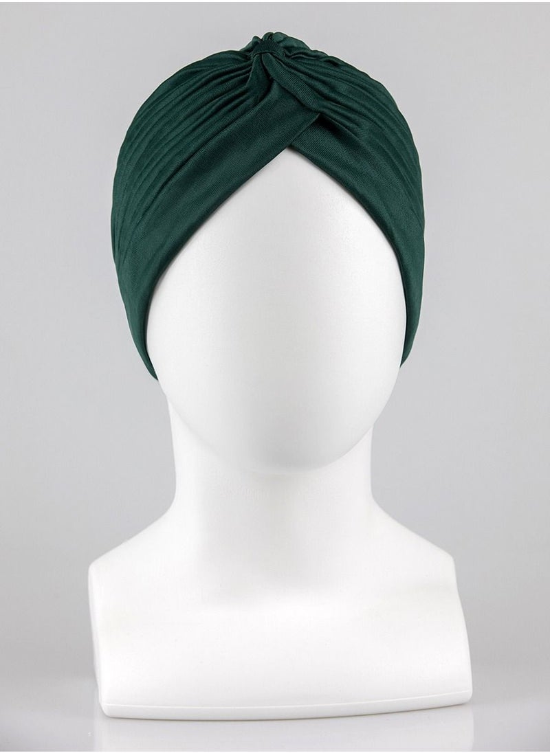 Shadow - Shadow Ladies Turben Head Cap-Light Green - Image 1