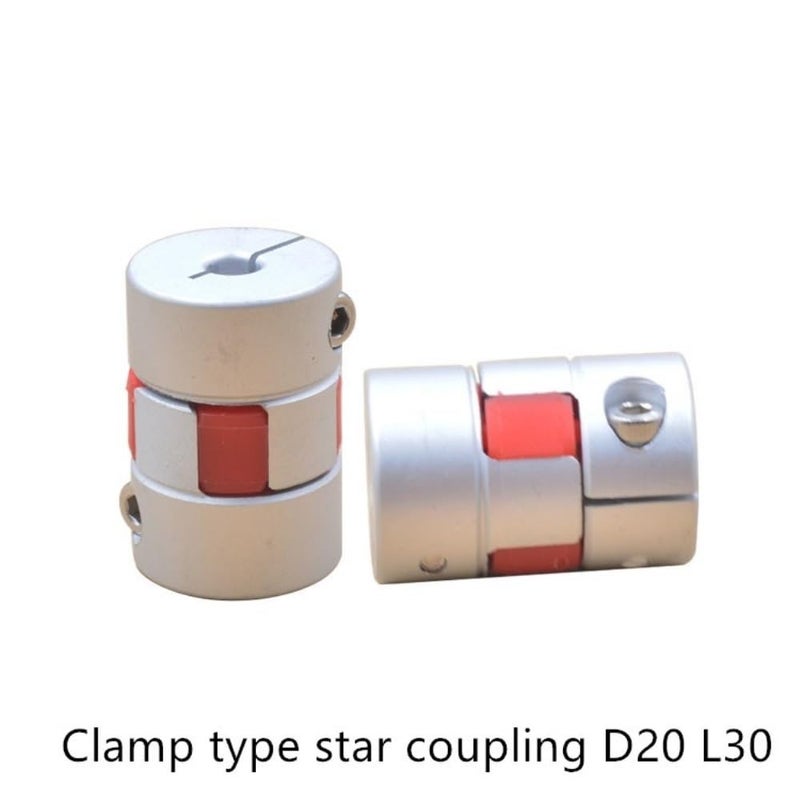 D20 L30 Motor Shaft Coupler Inner Hole 6 to 10 Millimeters Flexible Jaw Plum Coupling(7mm to 10mm) - Image 3