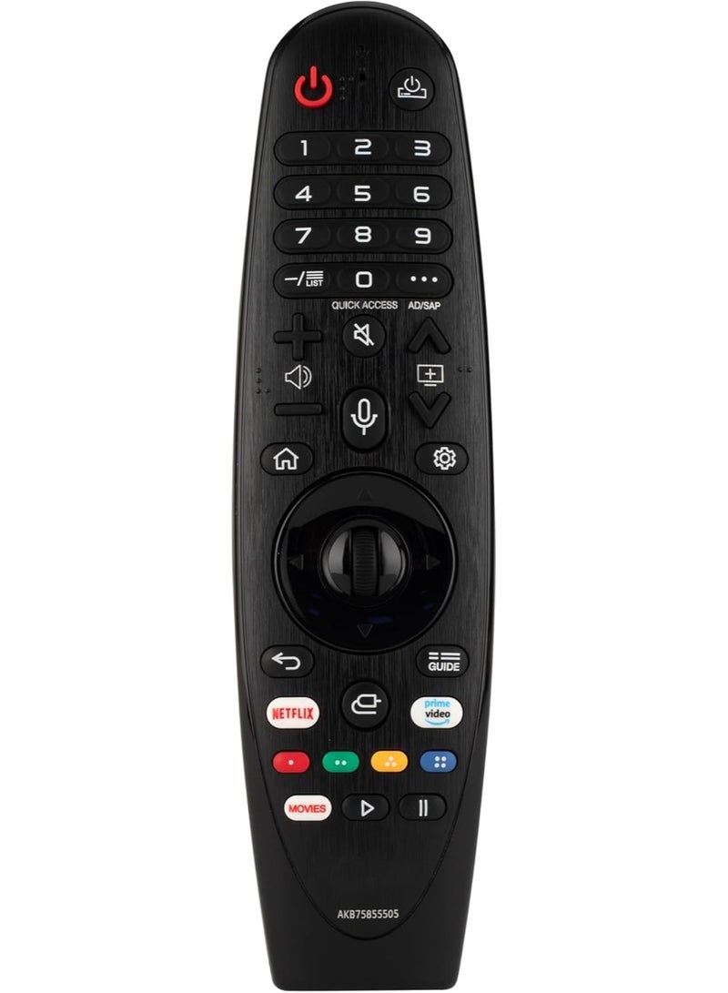 BLUMENIT Original Magic Remote Control, Working with Many Models, Netflix and Prime Video Hot Keys, Google/Alexa (MR20) - Image 4