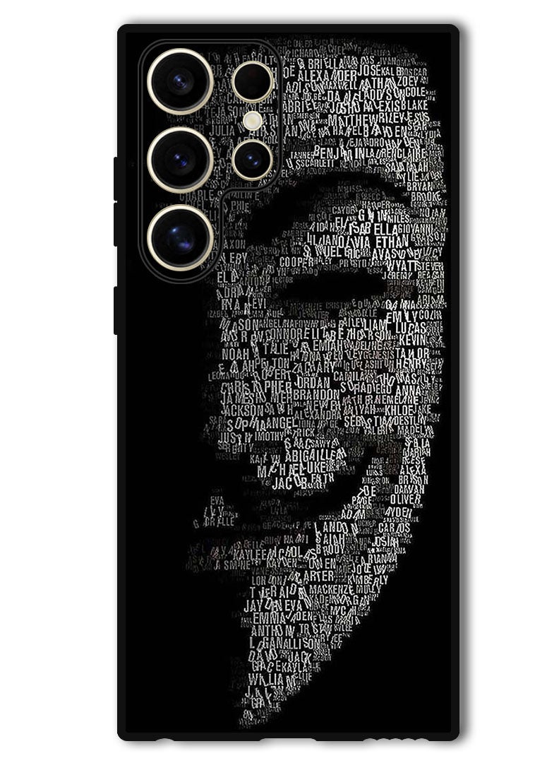 Theodor Protective Case Anti Scratch Shock Proof Bumper Cover For Samsung Galaxy S24 Ultra Joker Half Face Mask  - Image 1
