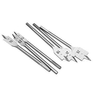 Digital Craft 6-Piece Spade Drill Bit Set – Hex Shank Flat Wood Boring Bits | High-Speed Steel Woodworking Drill Bits for Power Drills - Image 3