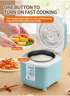 Generic 1.2 Liter Mini Multifunctional Non-Stick 200 Watt Small Portable Mechanical Home Rice Cooker for 1-2 People  - Image 2