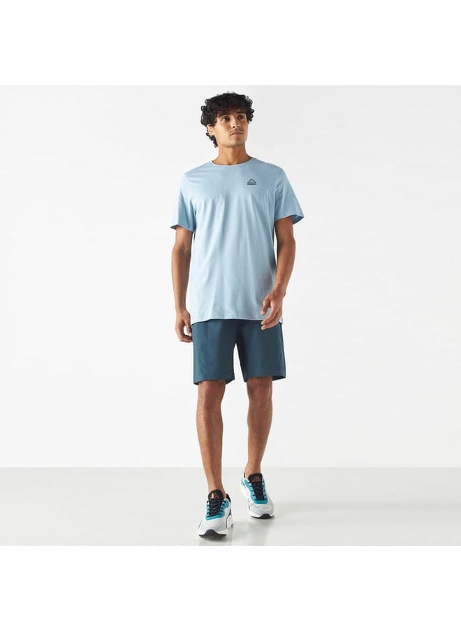 Kappa Kappa Logo Print Shorts with Elasticised Waistband  - Image 2