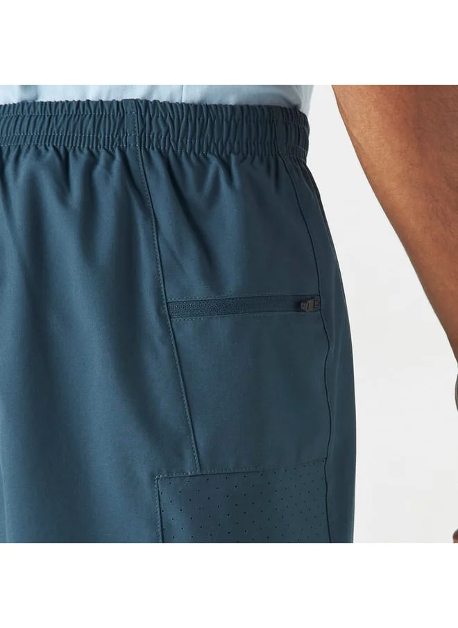 Kappa Kappa Logo Print Shorts with Elasticised Waistband