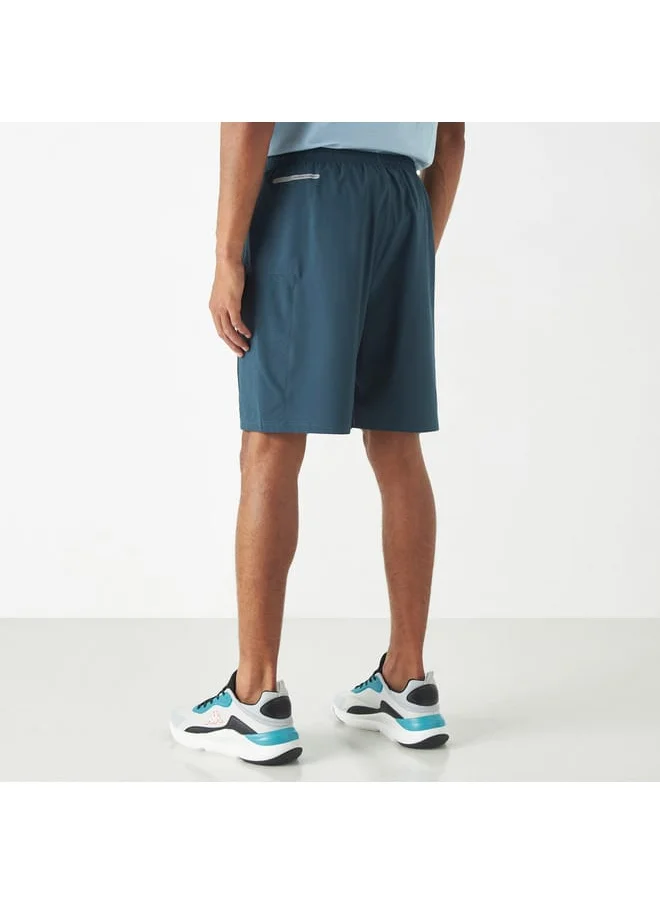 Kappa Kappa Logo Print Shorts with Elasticised Waistband