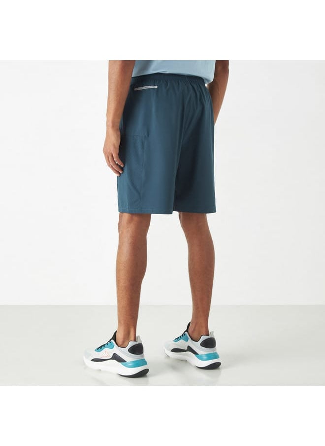 Kappa Kappa Logo Print Shorts with Elasticised Waistband  - Image 3