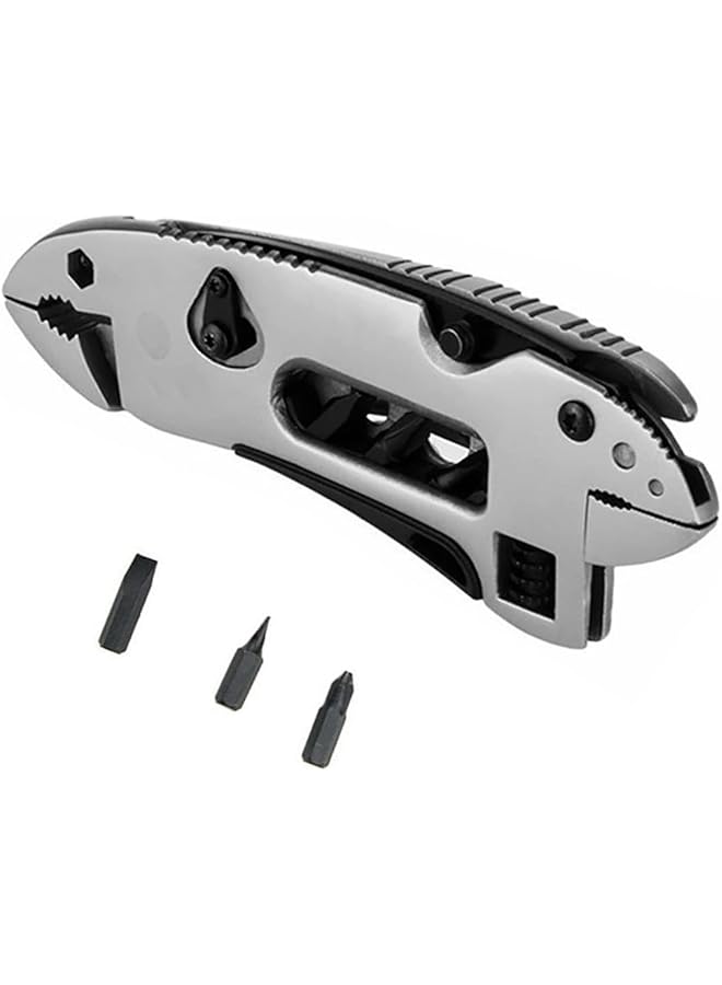 promass Multitool Wrench with 7 Tools Portable Folding Multifunctional Adjustable Multi Purpose Stainless Steel Tool