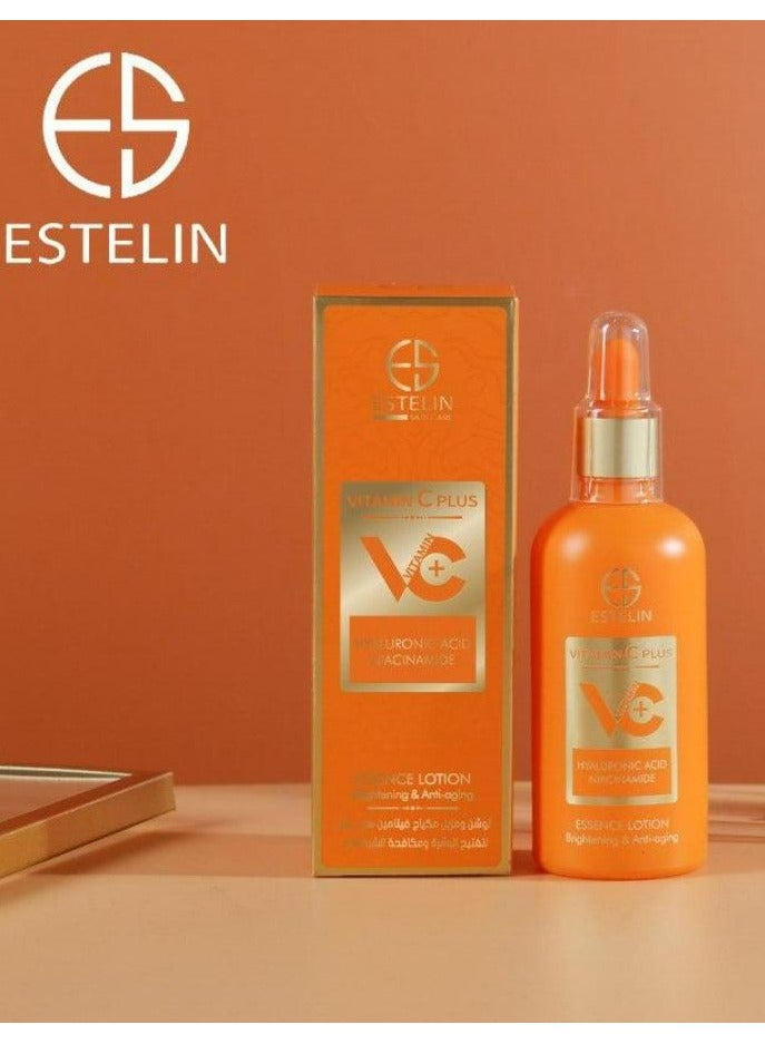 ESTELIN Vitamin C Plus Brightening & Anti-Aging Essence Lotion 100 ML - Image 2