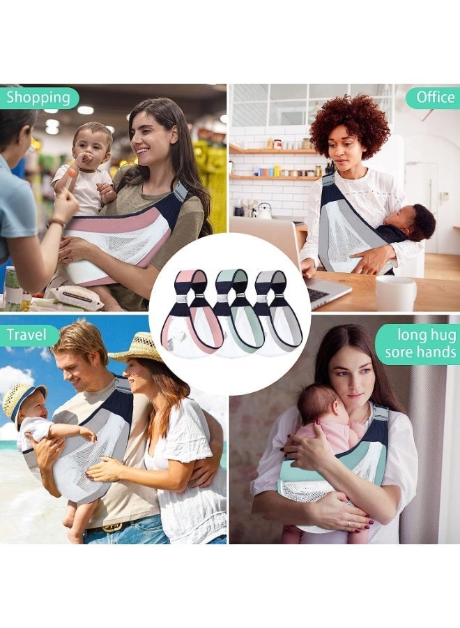 Baby Sling Carrier – Breathable Mesh Lightweight Front Carry Baby Holder for Summer (0–15 kg) - Image 4