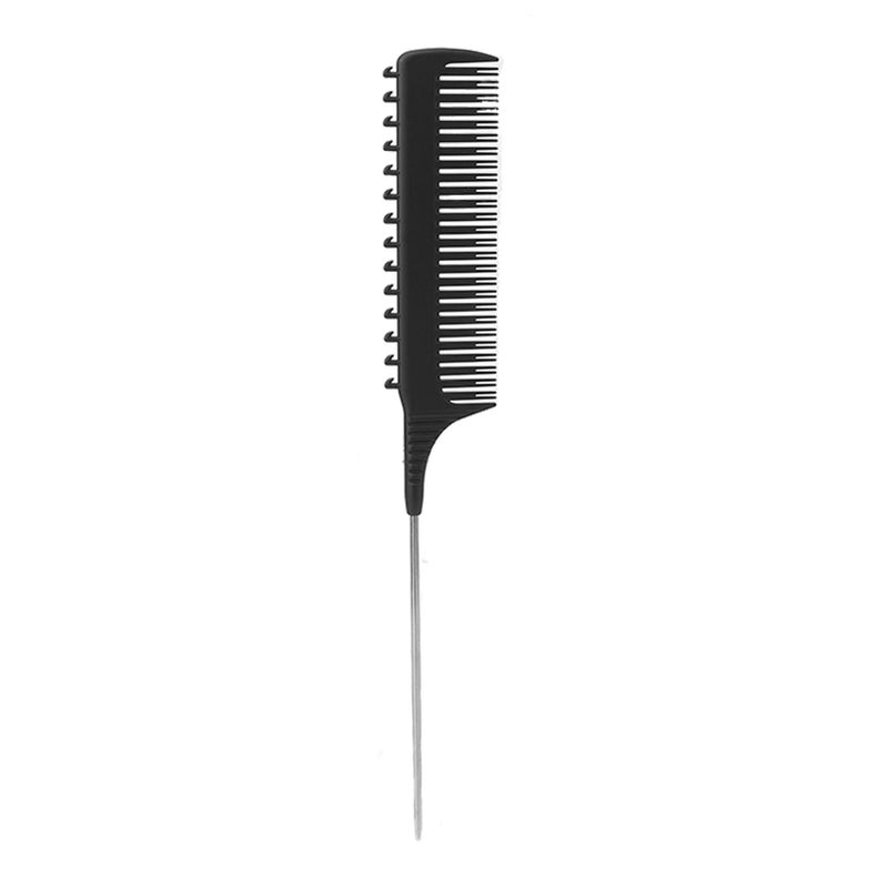 BusoTh Teasing Foiling Combs Lightweight Highlighting Clip Comb for Unisex Black