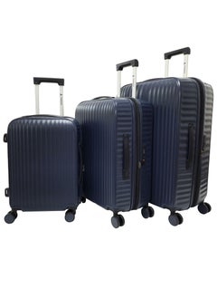 Track Unbreakable Hard Side Suitcase Luggage Sets Lightweight Travel Bag Trolley 3 Pieces Set  - Image 1