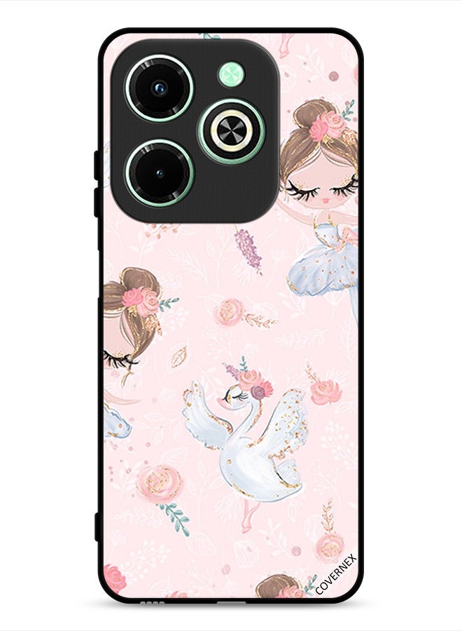 Covernex Infinix Hot 40i 4G Protective Case Cover Doly Girl And Flowers - Image 1
