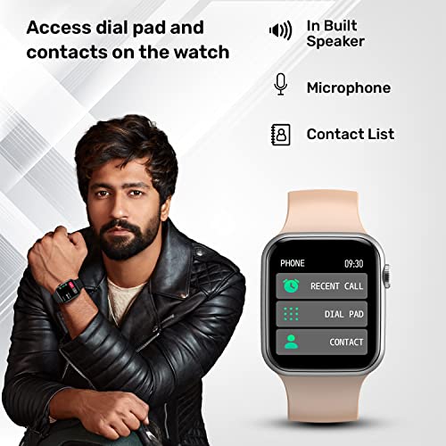 Fire-Boltt Ninja Call Pro Bluetooth Calling Smart Watch, 1.69″ HD Display,Dual Chip,AI Voice Assistant, 120+ Sports Modes, SpO2 & Heart Rate Monitor, Fitness Tracker Smartwatch for Men & Women - Black - Image 4