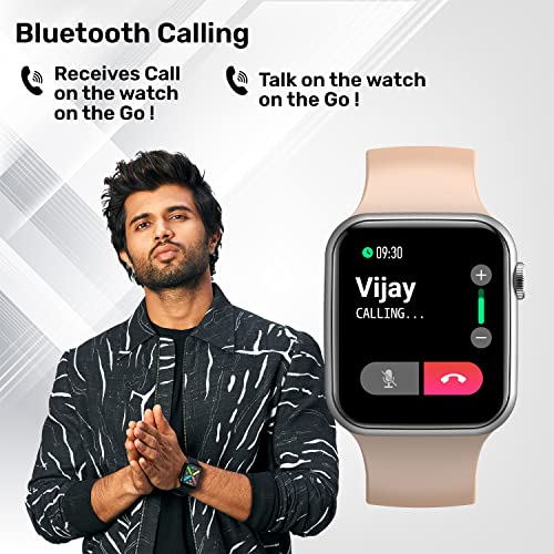 Fire-Boltt Ninja Call Pro Bluetooth Calling Smart Watch, 1.69″ HD Display,Dual Chip,AI Voice Assistant, 120+ Sports Modes, SpO2 & Heart Rate Monitor, Fitness Tracker Smartwatch for Men & Women - Black - Image 3