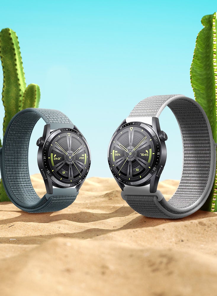 Perfii 3pcs Watchband Bundle Compatible with all Samsung, Huawei, Amazfit, Fitbit and Honor with 22mm band size - Image 3