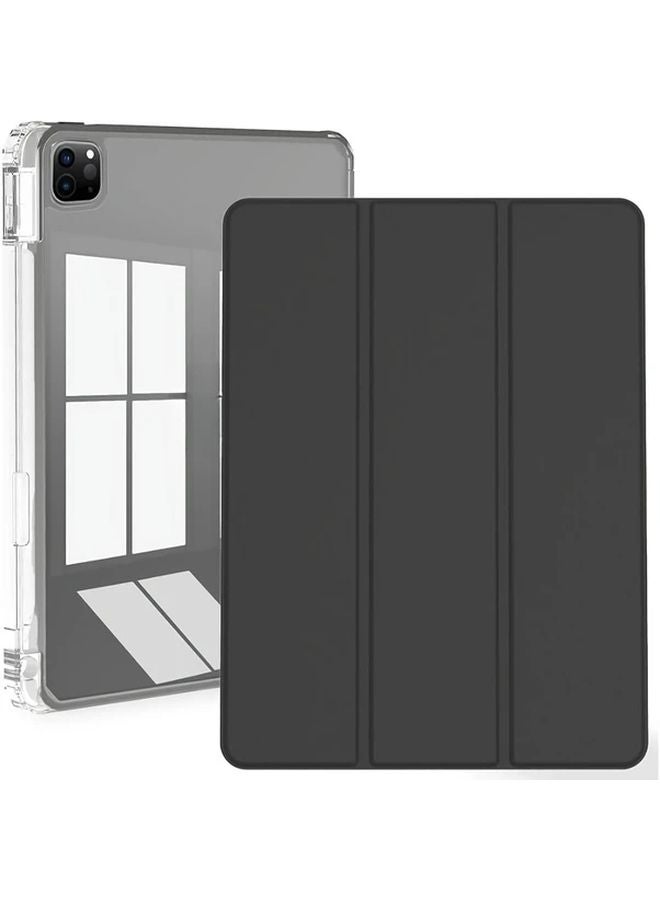 حالة iPad الجيل العاشر 10.9 بوصة، قشرة صلبة سوداء شفافة مضادة للانحناء، غطاء واقي - Image 3