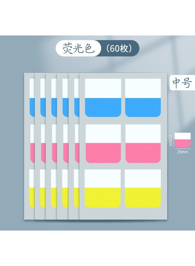 NATHAN Index Stickers Small Card Paging Label Stickers Writable Sticky Notes Creative Student Color Note Stickers Instruction Stickers - Image 1