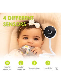 Viyu Smart WiFi Baby Monitor Camera, Four Different Sensors, Two-Way Communication, Night Vision, Flexible Base - pzsku/ZD64972E3DB0D240FFB8FZ/45/_/1693821783/6299d725-af5f-4af7-9773-328641384d8e