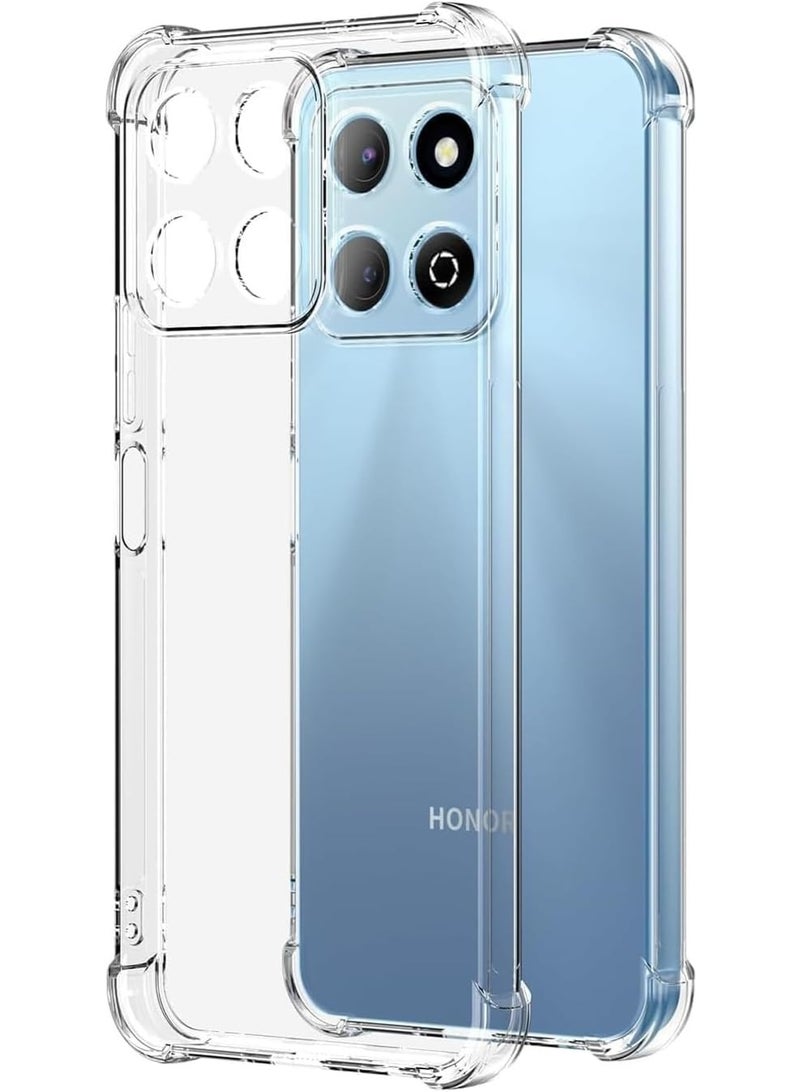غطاء حماية لهاتف Honor X6b مع وسادة هوائية من السيليكون الناعم المقاوم للصدمات، غطاء حماية مضاد للخدش لهاتف Honor X6b - Image 1