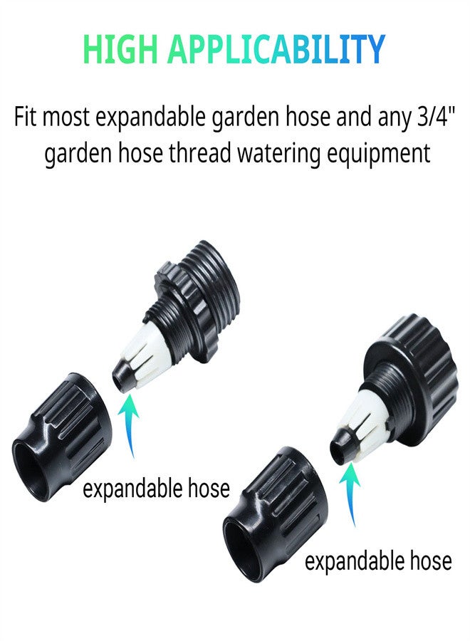 KASTWAVE Expandable Garden Hose Repair Kit, Plastic Flex Hose Connectors, Male and Female Hose End Repair Fittings Fit Fine Water Pipe, 4 Pcs - Image 5